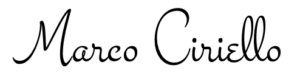 Marco Ciriello Signature